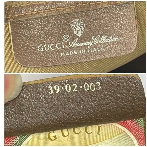 GUCCI Accessory Collection Monogram GG Sherry Supreme Shopper Tote w/COA - Picture 6 of 12